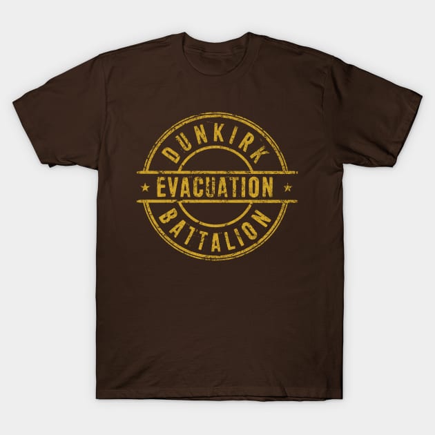 Dunkirk Evacuation Battalion T-Shirt by MindsparkCreative